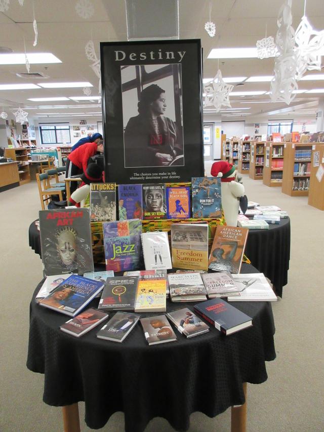 Black History Month Book display