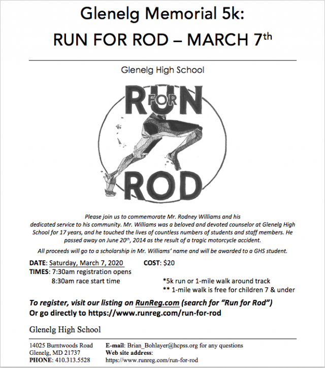 Run for Rod Registration