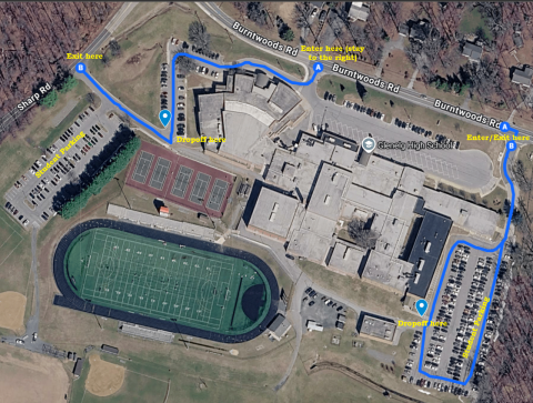 Parent Drop-Off and Pick-Up Map